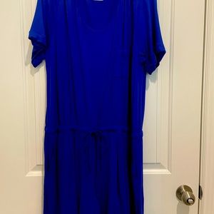 Blue shorts romper. Size 2X.